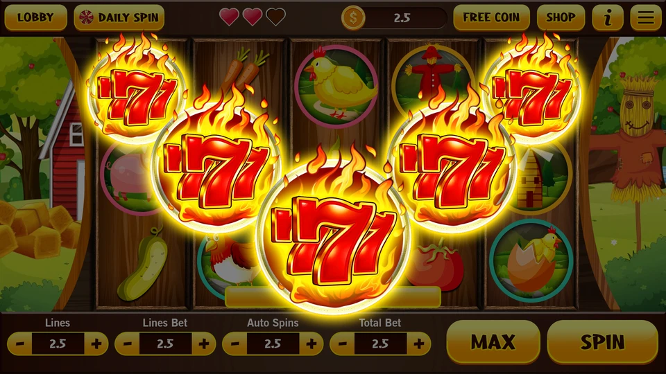 Giao diện chính của game nổ hũ rút tiền mặt tích hợp tính năng nhận tiền thật