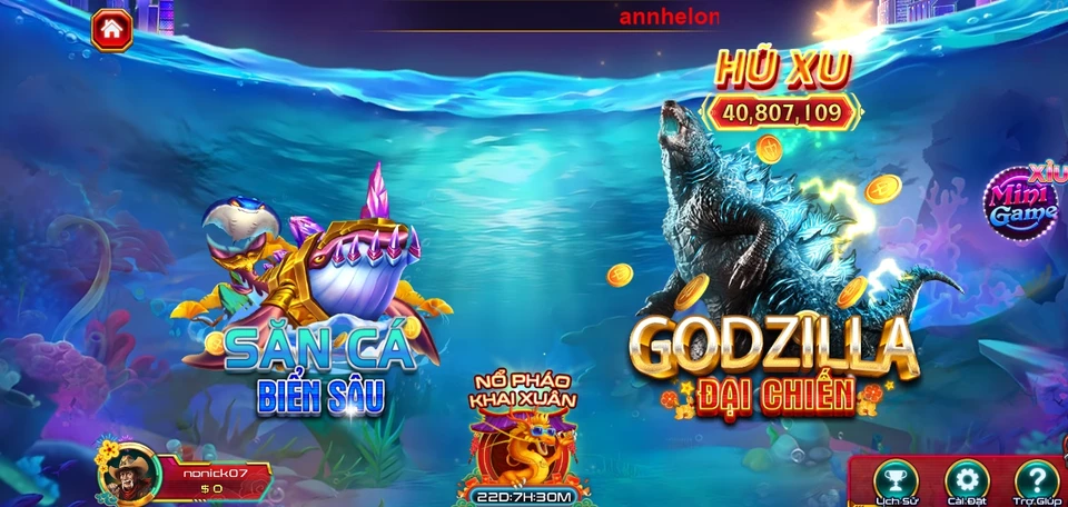 Chế độ đấu Boss trên app bắn cá kiếm tiền với hiệu ứng rực rỡ