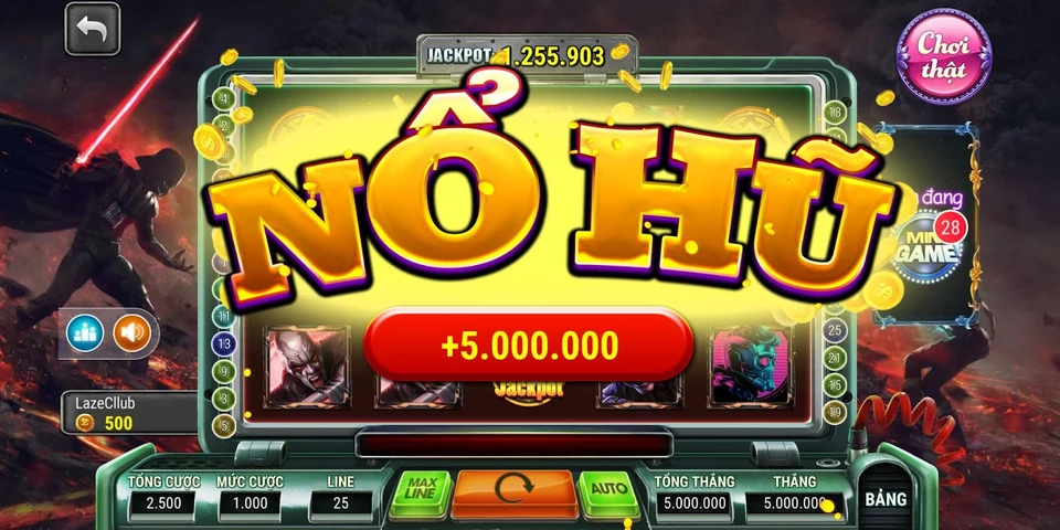 Giao diện game nổ hũ trực tuyến hiện đại trên nền tảng SV368