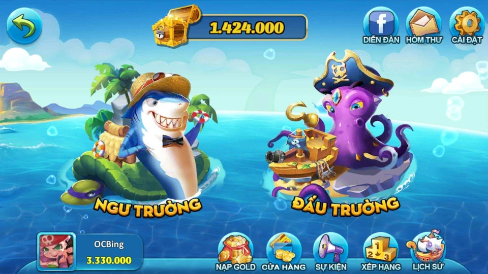 Tận dụng các chế độ hot trong game bắn cá Hải Vương