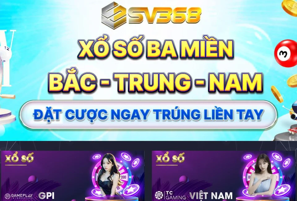Sảnh xổ số SV368 hoạt động liên tục, đáp ứng mọi khung giờ cá cược